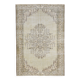Tapis Vintage Tons Neutres Beige Motif Discret Élégant, 166x244 Cm
