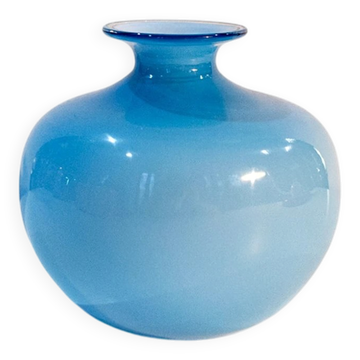 Murano glass vase by Venini, 1983