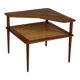 Table basse d'angle danoise Minerva en teck Hvidt Mølgaard-Nielsen