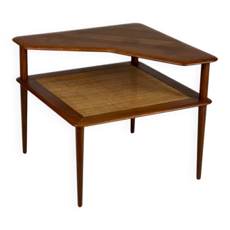 Minerva teak coffee table corner table Hvidt Mølgaard-Nielsen Danish