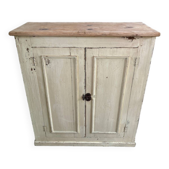 Beige patinated sideboard