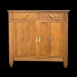 Art Deco buffet in raw and solid oak, 1935.