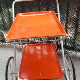 DESSERTE , VINTAGE YEAR 70'S ROULANT TABLE