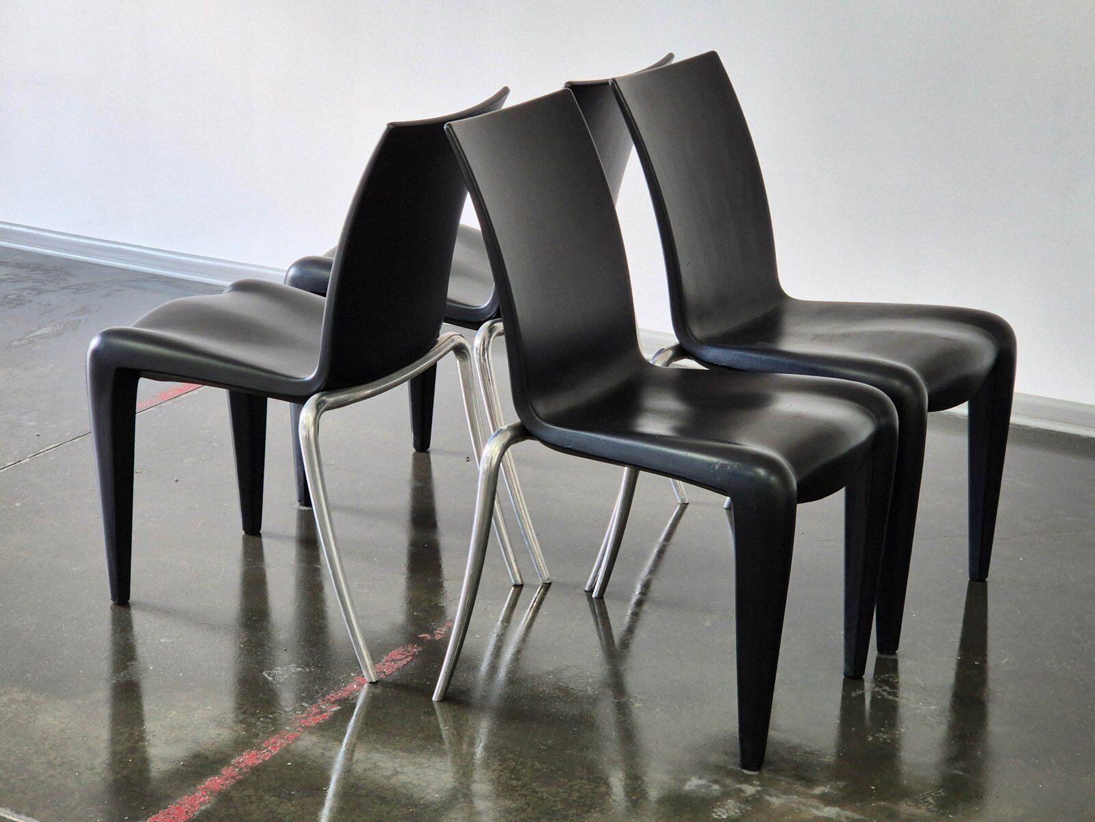 Vintage Chair Louis 20 by Philippe Starck for Vitra, 1990s, Set of 4
