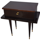 Chevet placage bois verni