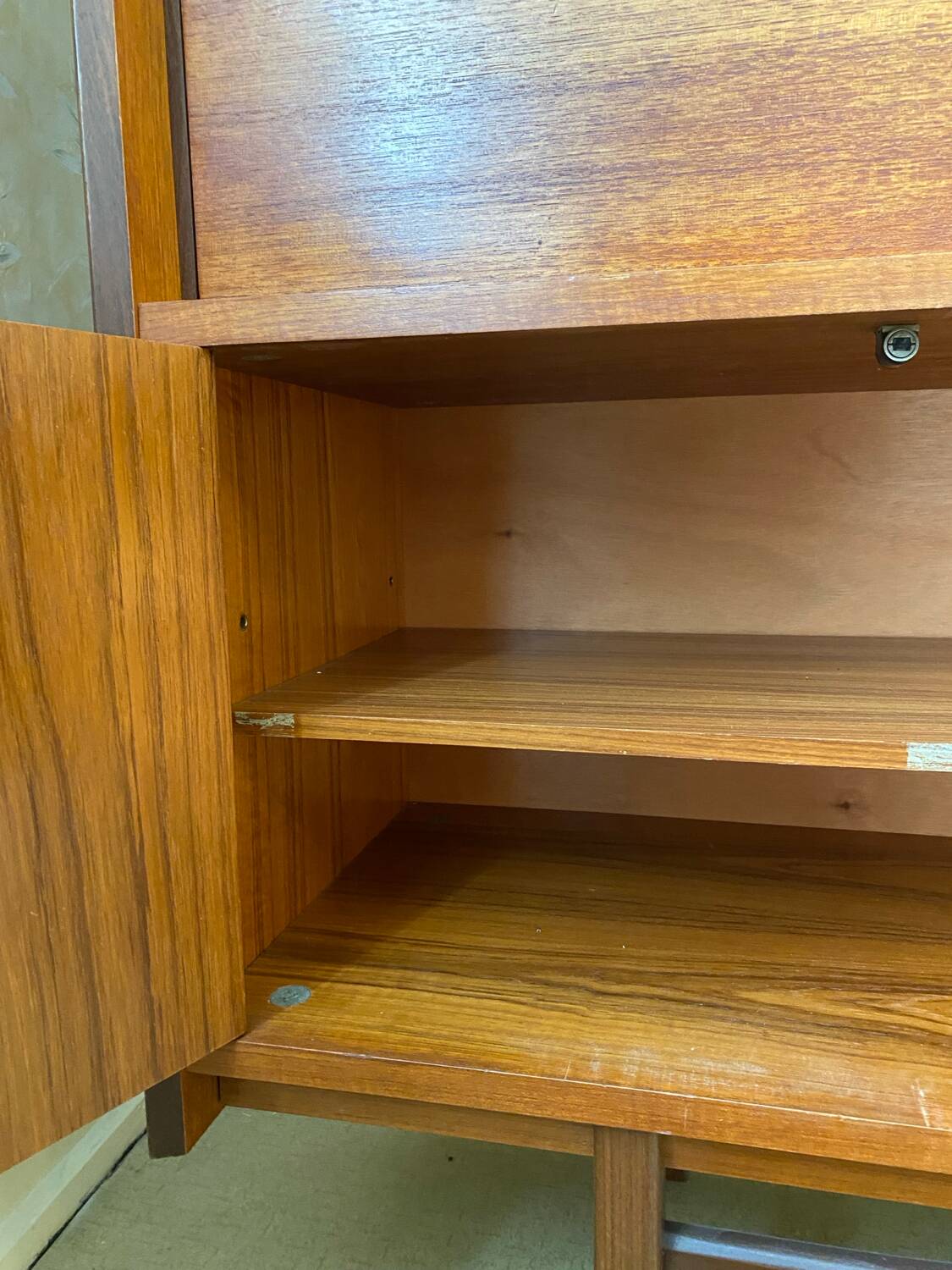 Vintage Scandinavian teak sideboard / buffet 1960