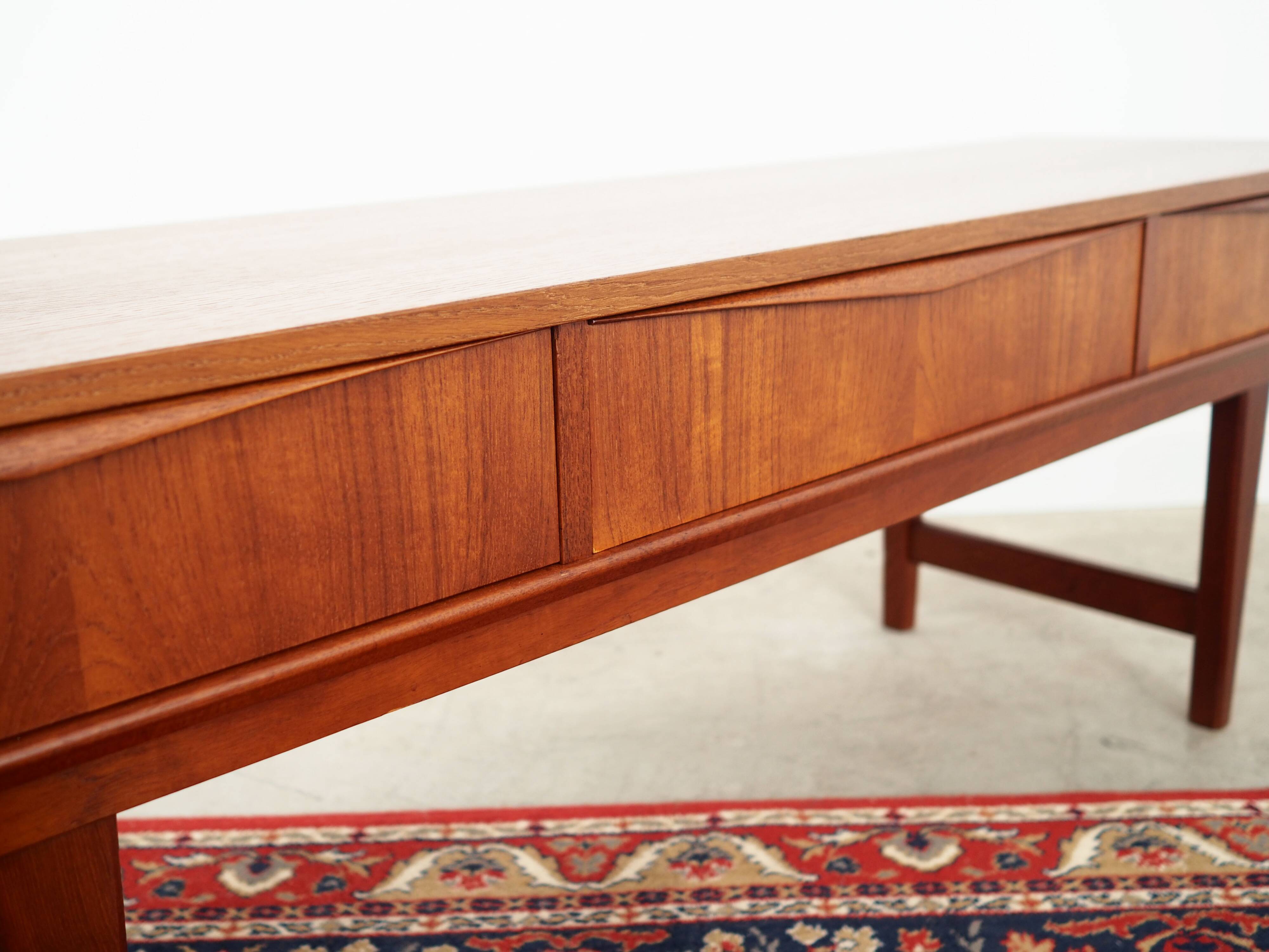 Teak lowboard, Danish design, 1970s, production: Denmark