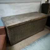 Coffre en bois Haute époque Cévenol