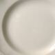Set of 6 flat plates Digoin Sarreguemines, ivory color