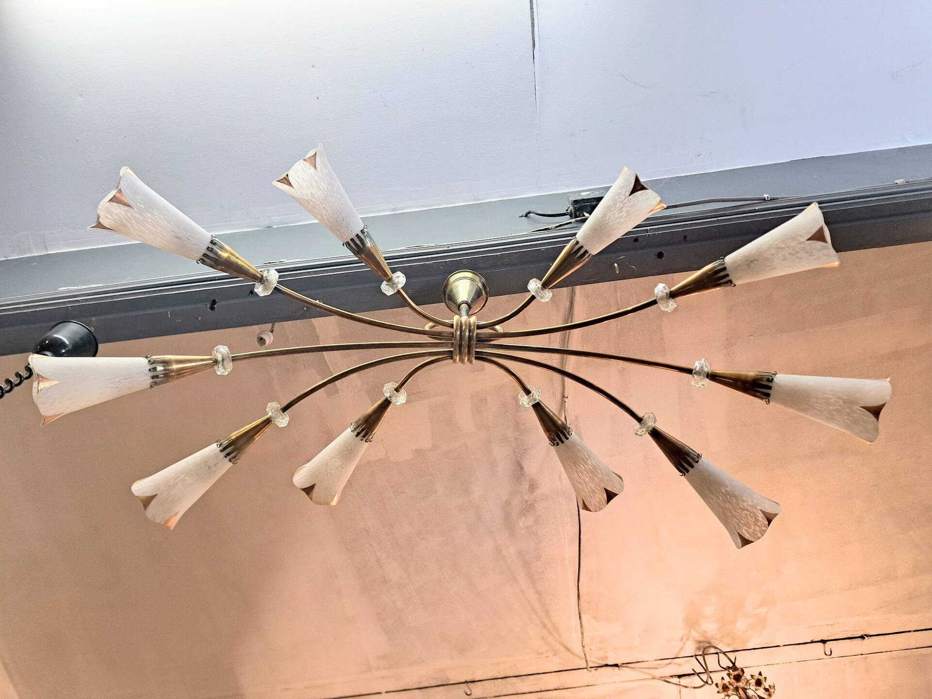Lunel set of 1 chandelier and its pair of wall lights