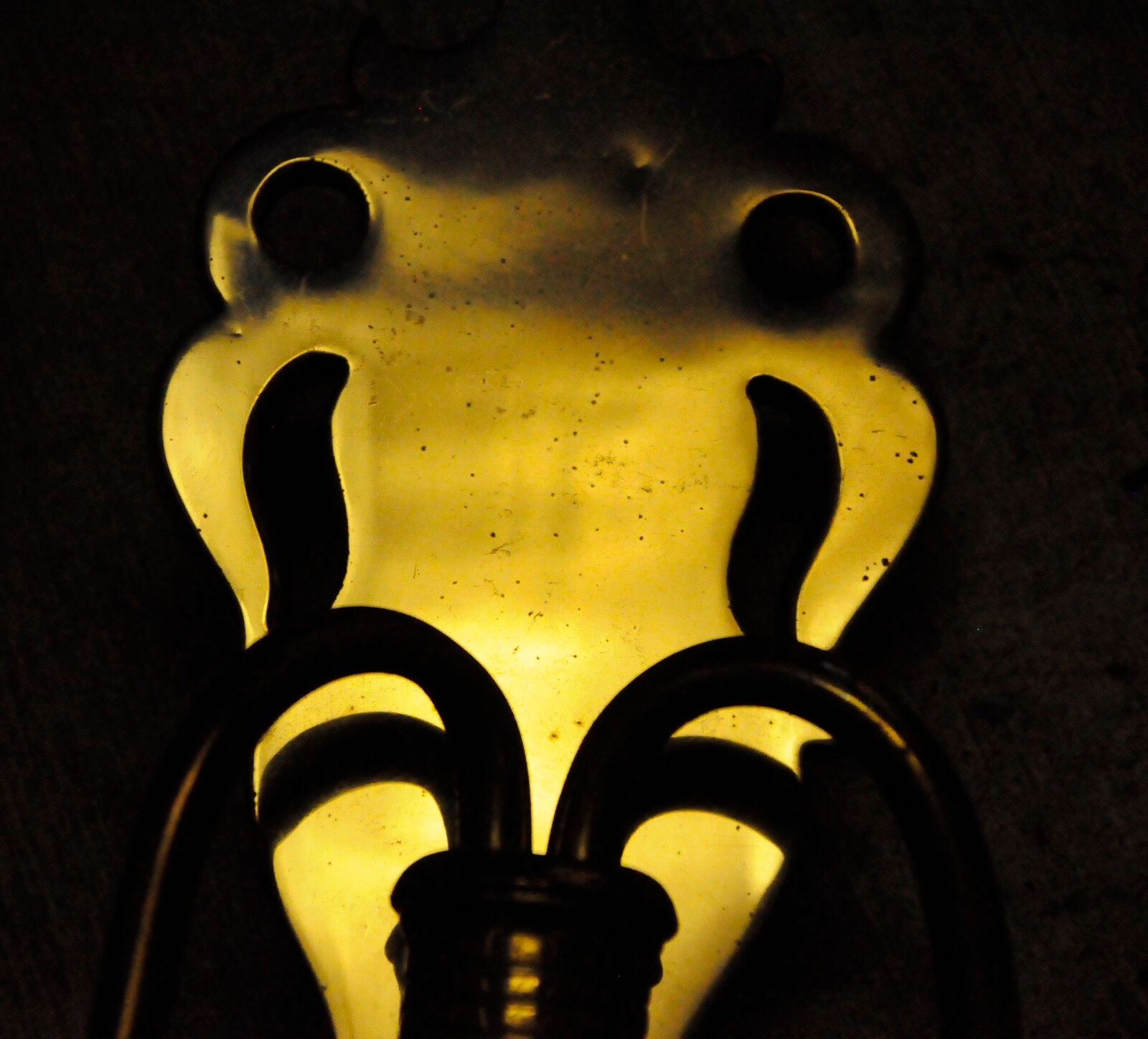 Pair of brass wall sconces by Schroder & Co