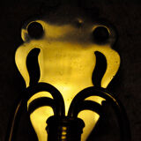 Pair of brass wall sconces by Schroder & Co
