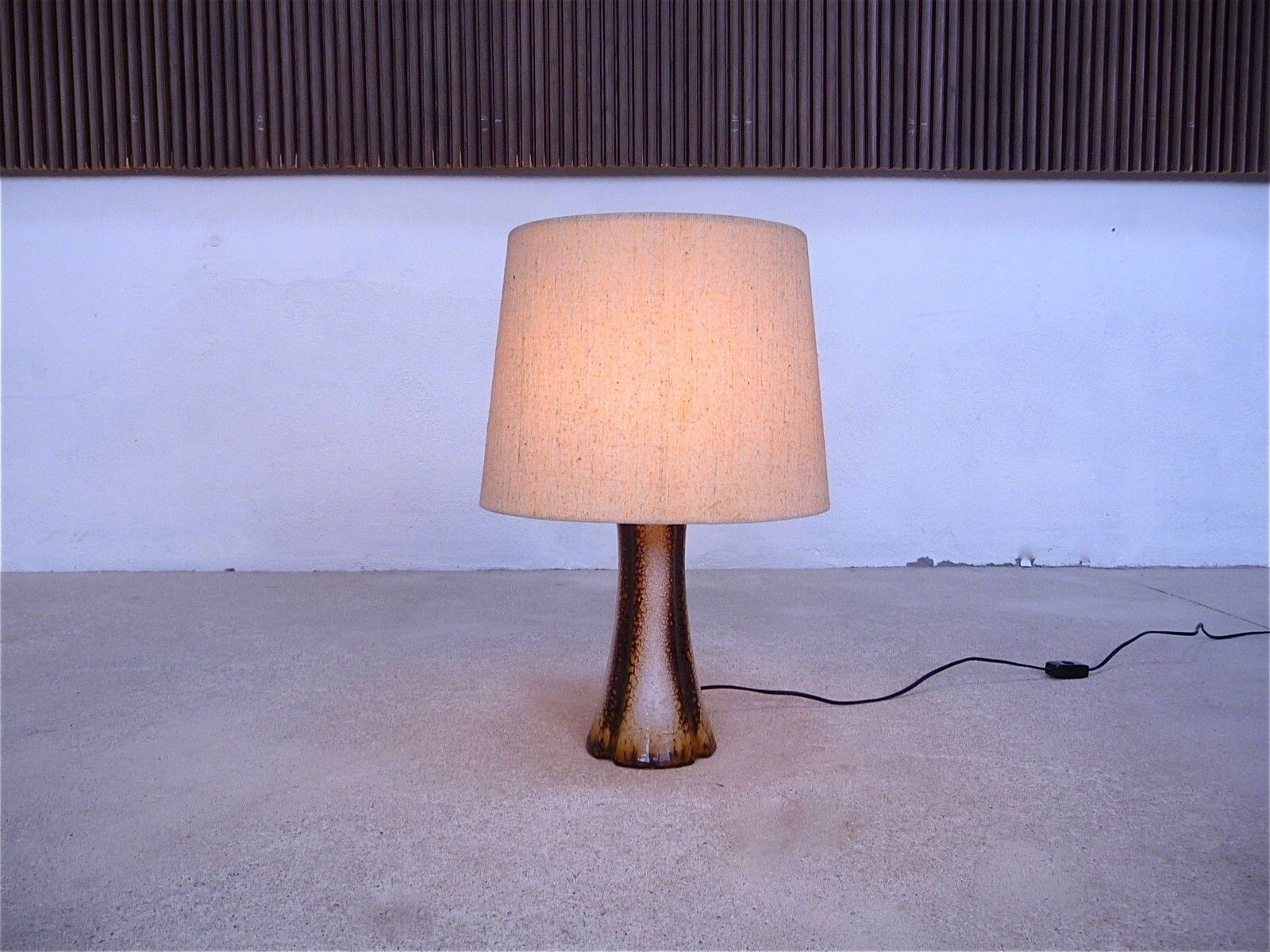 Scandinavian modern ceramic table lamp, Denmark 1960s