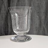 Art deco crystal vase by Baccarat, Michelangelo model