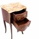 Pair of bedside tables, early 20th century, France.