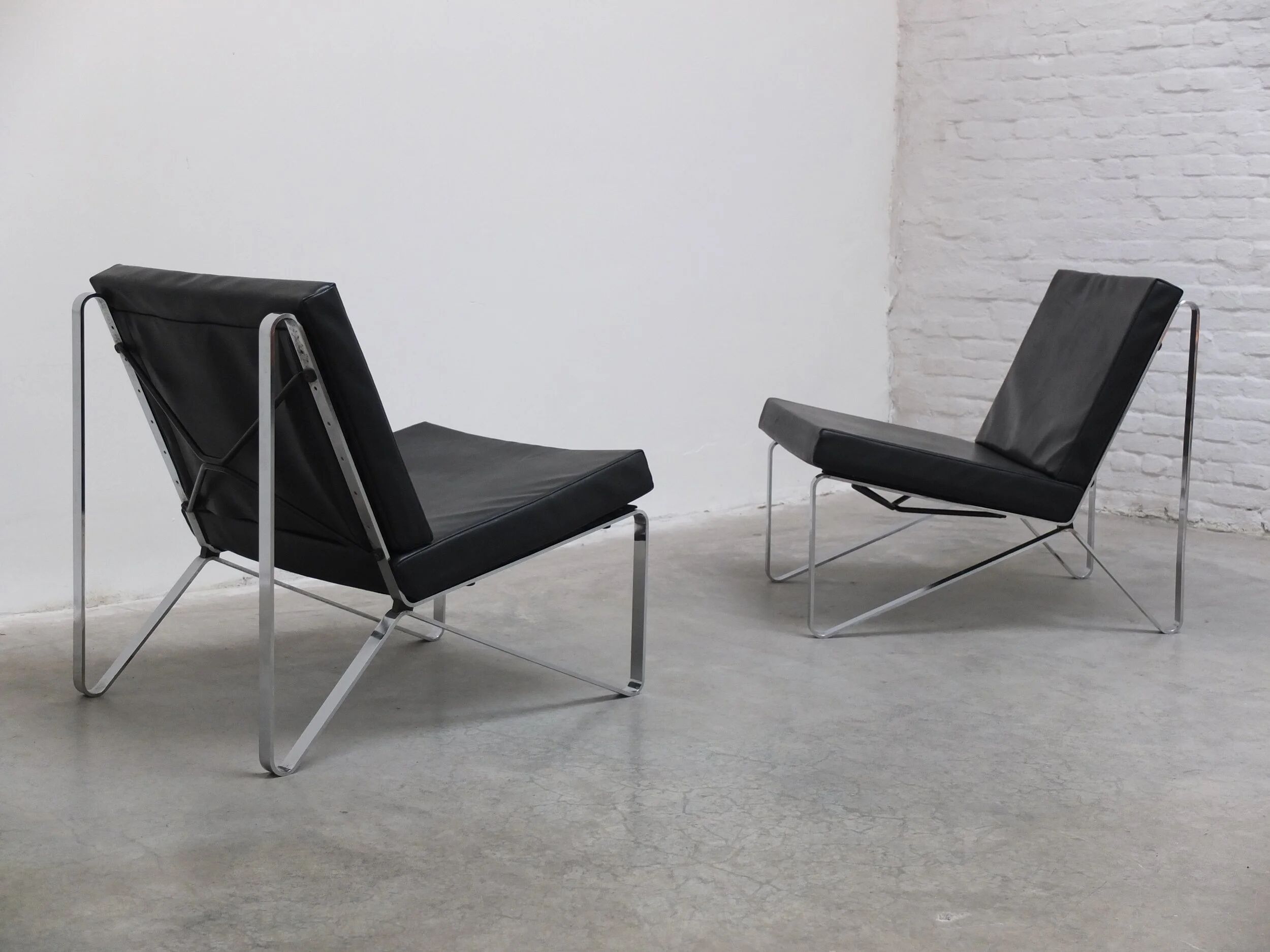 Pair of easy chairs by Hartmut Lohmeyer for Mauser Werke Waldeck, 1957