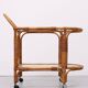 Rohe Noordwolde Rattan Serving Trolley 1960s