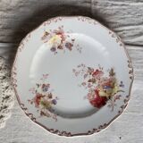 Vintage polychrome ironstone plate Bisto England - Anson model