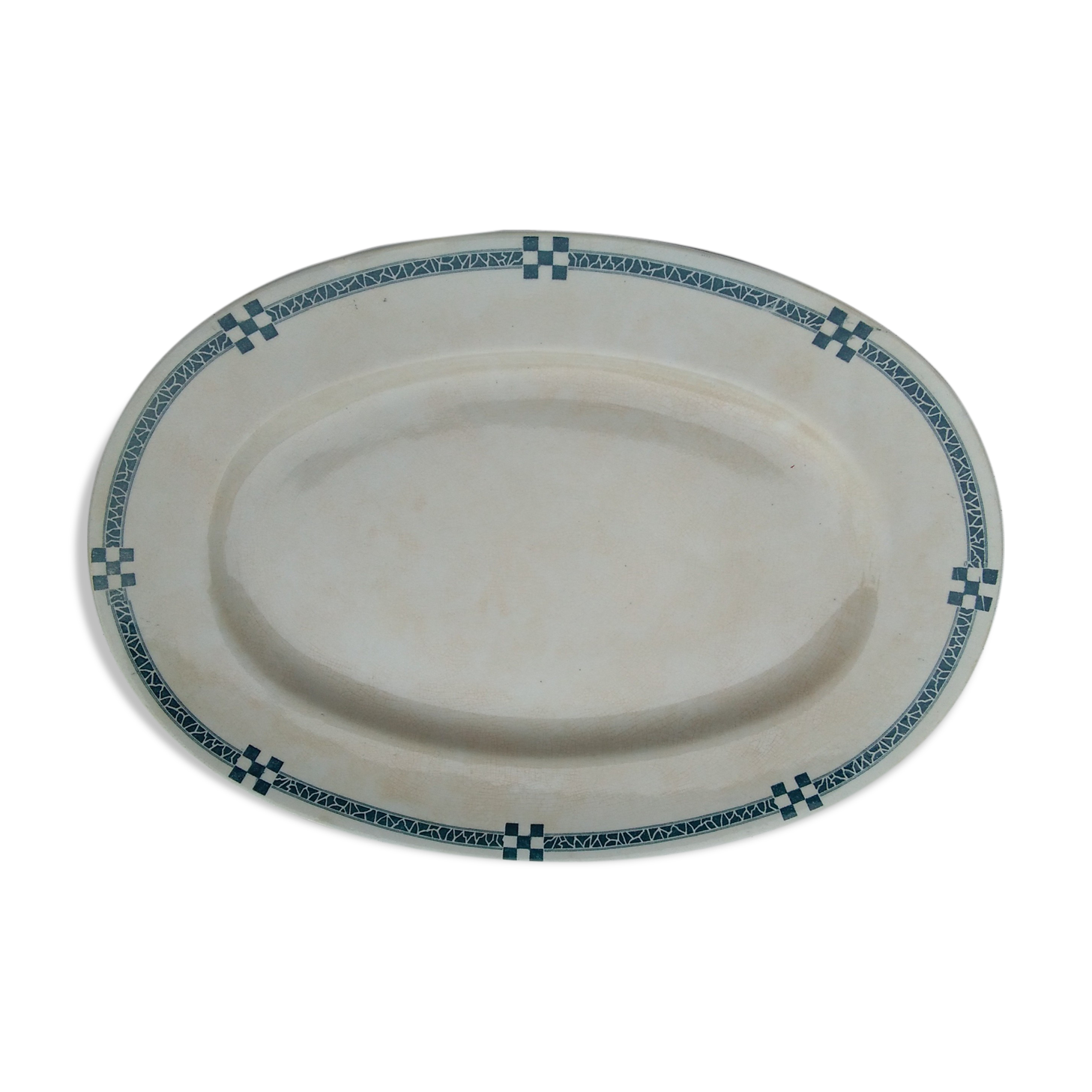Creil and Monterau Oval Plate - Nancy Service