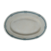 Creil and Monterau Oval Plate - Nancy Service