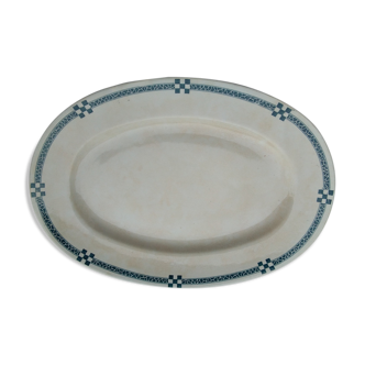 Creil and Monterau Oval Plate - Nancy Service