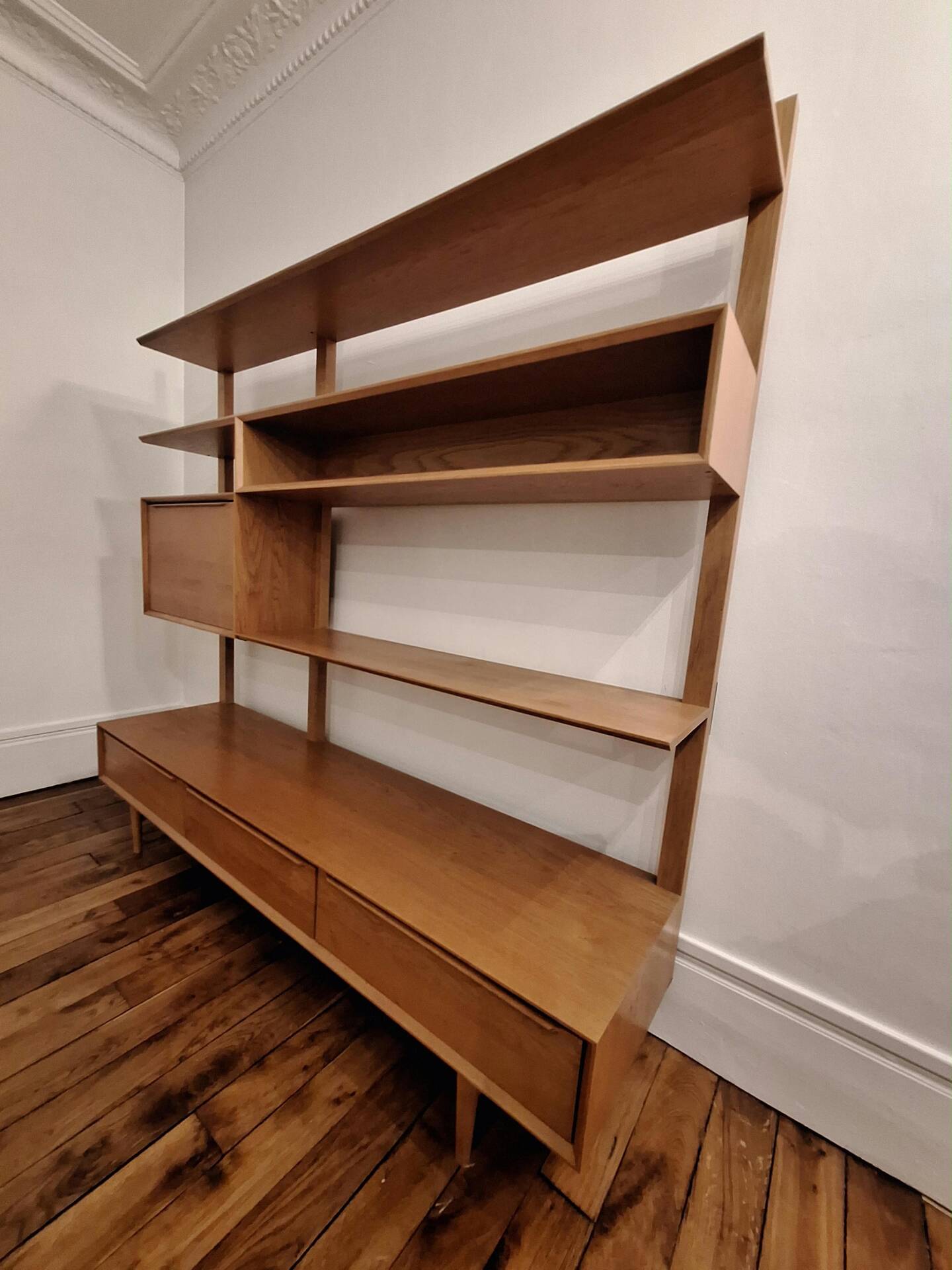 meuble living en chêne