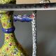 Chinese ewer in painted enamel on copper – floral decoration - Canton 18