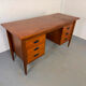 Vintage Mid-Century Danish Teak Desk, 1960s