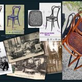 4 chairs bistrot Kohn n°55 early twentieth