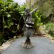 Silver bird fountain Art Nouveau