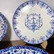 4 Assortie plates from Longwy et Moustiers