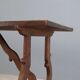 Old refectory table in walnut, Italy, 20th century