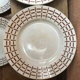 Set of 4 plates St Amand