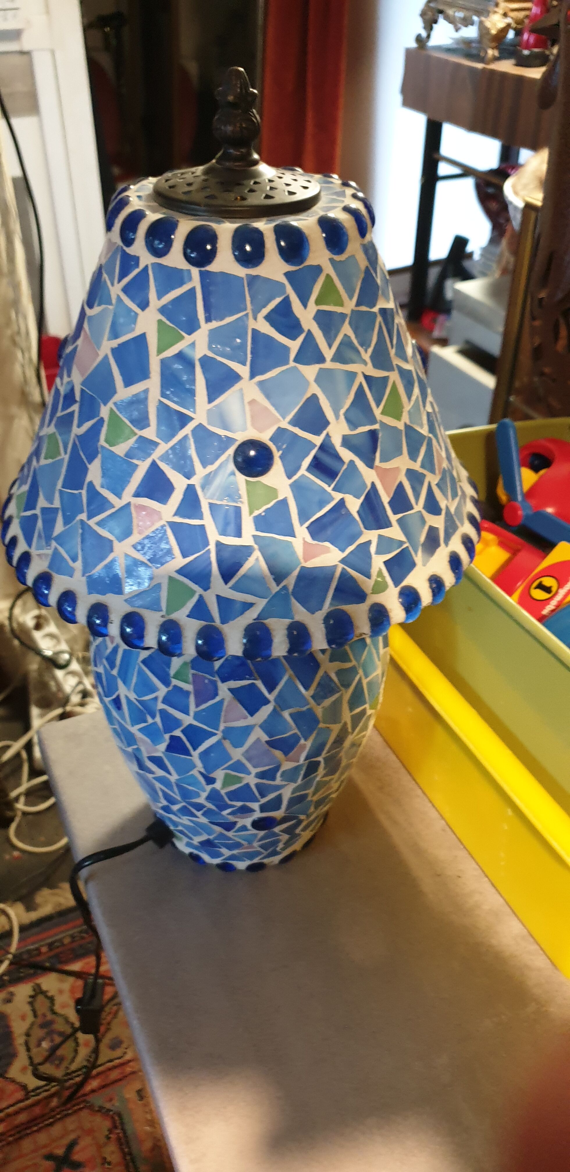 Lampe mosaïque  à poser