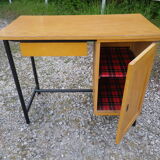 Desk wood and metal 50s