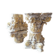 4 plaster capitals