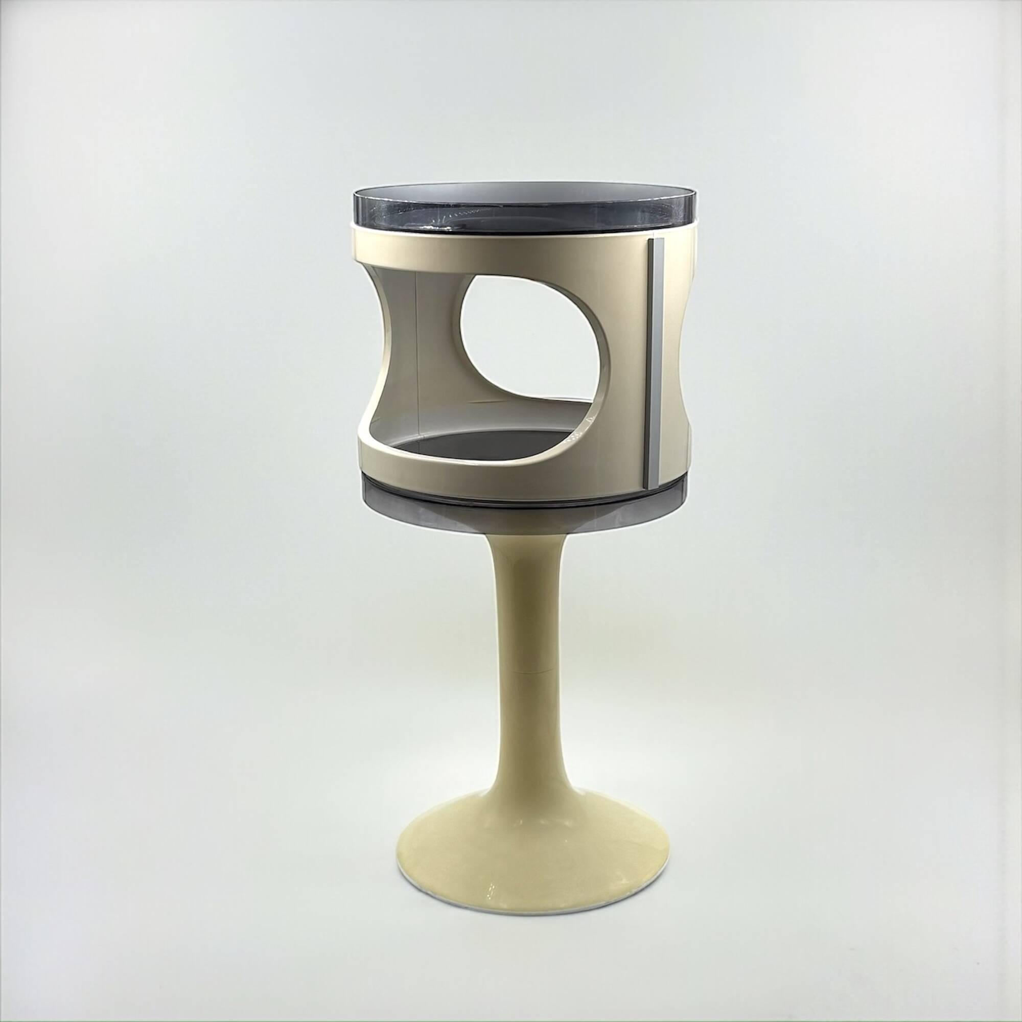 Table modulable années 70 en plastique ABS style Space Age