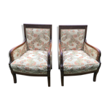 Pair of armchairs restoration 19th era