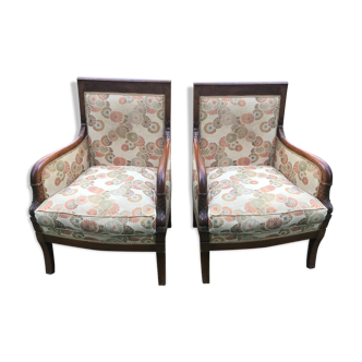 Pair of armchairs restoration 19th era