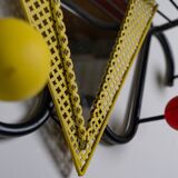 Porte manteau mural Mathieu Matégot, France, 1950