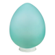 Egg lamp Domec pale green glass 70s