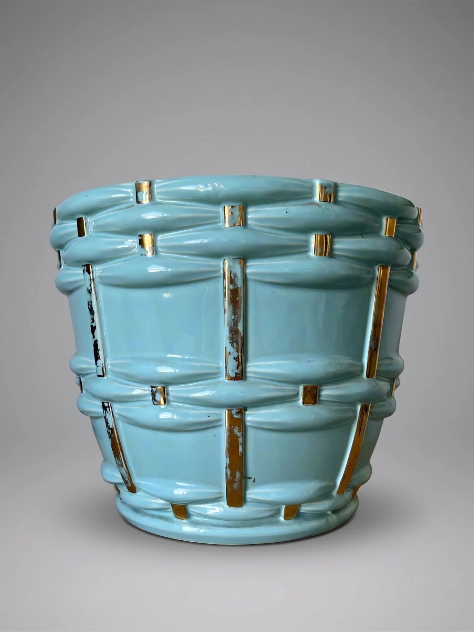 Saint-Clément cache-pot planter signed by Blanche Letalle model 4086-000