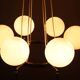 Lustre en laiton années 70