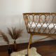 Berceau rotin vintage