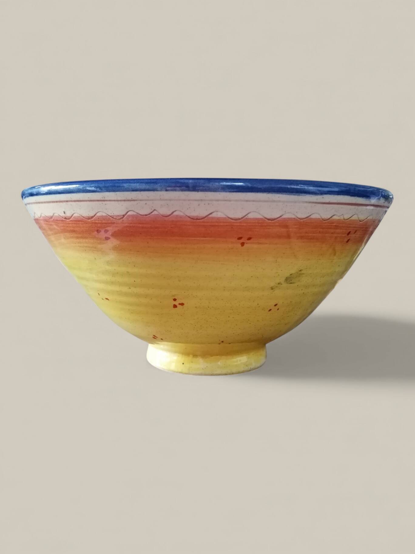 Ibiza earthenware salad bowl - Olivier