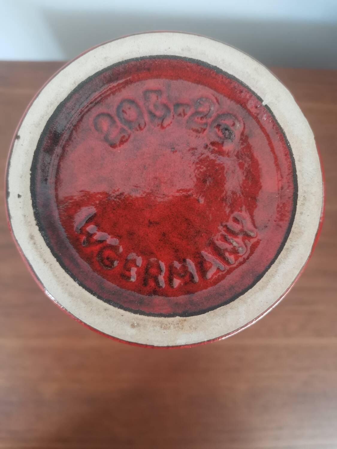 Vase Scheurich ouest-allemand du milieu du siècle, modèle 203-26