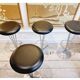 Piet Hein, bar stools, 3 available. Scandinavian / Danish Modern, Fritz Hansen.