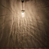 Suspension en verre du milieu du siècle Tchécoslovaquie, années 1970