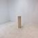 Italian Travertine Side Table or Pedestal, 1980's