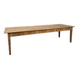 Large vintage table for 10 people.